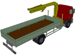 Renault Midlum 3D Model preview