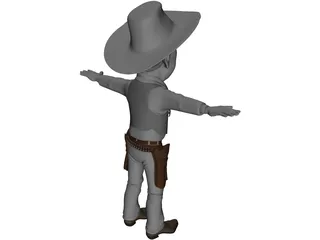 Bush Cartoon 3D Model preview