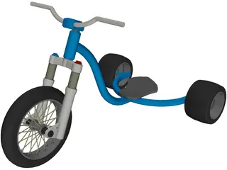 Drift Trike 3D Model preview