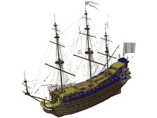 Soleil Royal 3D Model preview