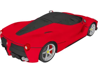 Ferrari LaFerrari 3D Model preview