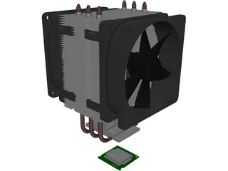 Cooler Master TX3 3D Model preview