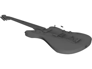 Fender Jazzmaster 3D Model preview