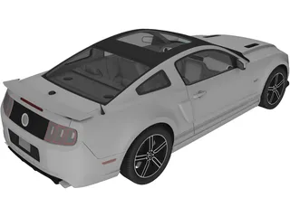 Ford Mustang GT (2013) 3D Model preview