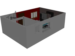 Small Room 3D Model preview