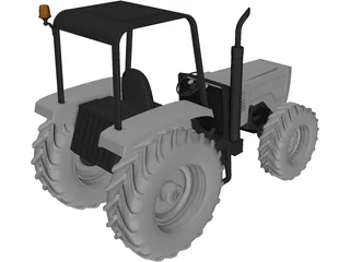 Tractor 3D Model preview
