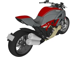 Ducati Diavel (2011) 3D Model preview