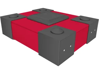 Audio CD Player 3D Model preview