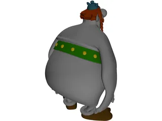 Obelix 3D Model preview