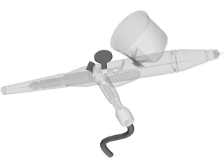 Airbrush 3D Model preview