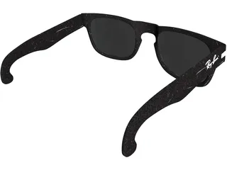 Rayban Sunglasses 3D Model preview