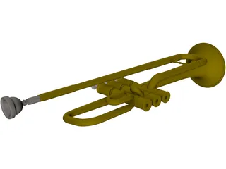 Trumpet 3D Model preview