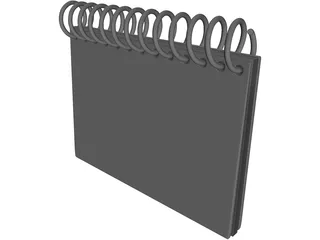 Sketch Book 3D Model preview