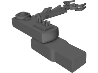 Robot Arm 3D Model preview