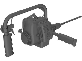 Hand Drill 3D Model preview