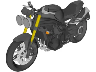 Triumph Speed Triple 3D Model preview