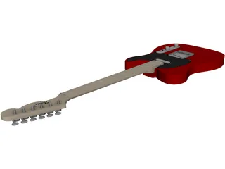 Fender Telecaster 3D Model preview