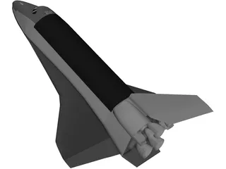 Discovery Space Shuttle 3D Model preview