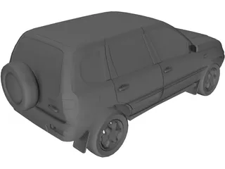 Chevrolet Niva (2009) 3D Model preview