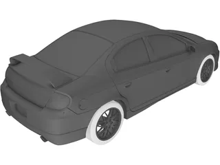 Dodge Neon SRT-4 (2005) 3D Model preview