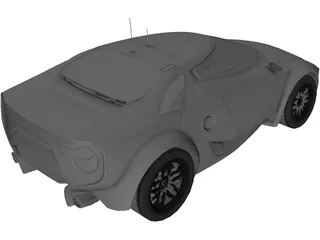 Lancia Stratos Fenomenon Concept (2005) 3D Model preview