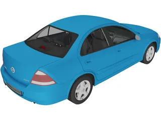 Nissan Almera Classic (2006) 3D Model preview