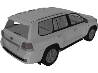 Toyota Land Cruiser (2010) 3D Model preview