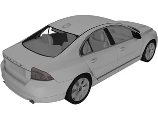 Volvo S80 (2011) 3D Model preview
