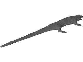 Crocodile 3D Model preview