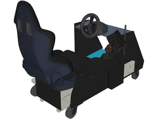 Racing Cockpit G27 3D Model preview