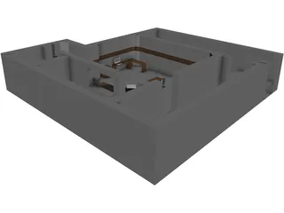 Recording Studio 3D Model preview