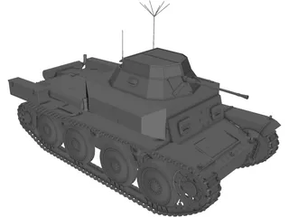 Aufklärungspanzer 38 3D Model preview
