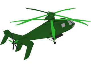 Sikorsky S-97 3D Model preview