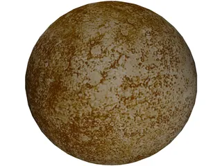Mercury Planet 3D Model preview