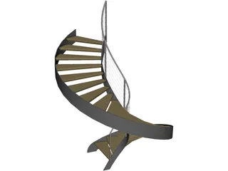 Stair 3D Model preview