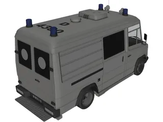 Mercedes-Benz Vario Rettungs 3D Model preview