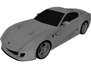 Ferrari 599 GTB Fiorano 3D Model preview