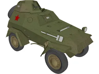 BA-64 3D Model preview