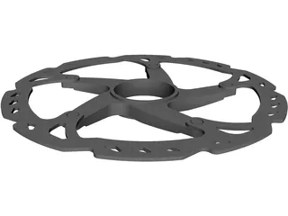 Shimano Disc 160 Centerlock XTR 3D Model preview