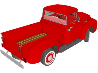 Ford F-100 (1956) 3D Model preview