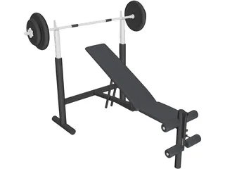 Flex Classic Seated Fitness Strenght 3D Model preview