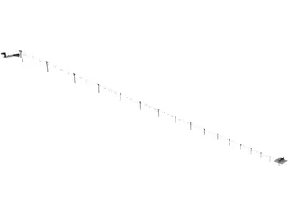 Cableway 3D Model preview