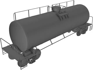 Tanker 3D Model preview