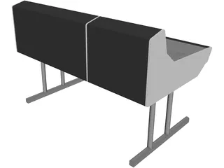 API 1608 Console 3D Model preview