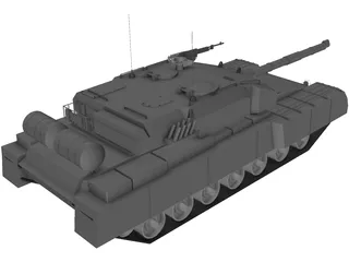 Arjun Tank 3D Model preview