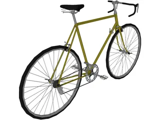 Road Bike 3D Model preview