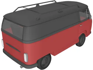 Volkswagen Type 2 3D Model preview