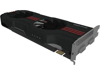 Nvidia GeForce GTX 560Ti 3D Model preview