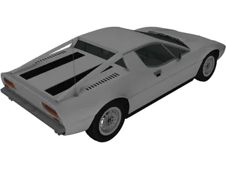 Maserati Merak (1972) 3D Model preview