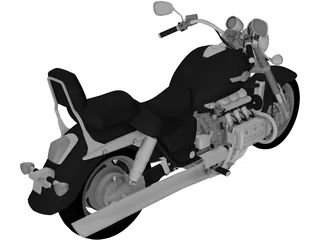 Honda Valkyrie F6C 3D Model preview